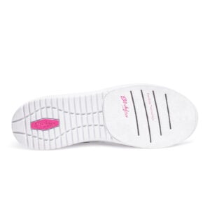 KR Strikeforce Rhythm Dark Grey Pink Womens Bowling Shoes - right outsole