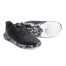 KR Strikeforce Arrow Fast Twist Black Camo Mens Bowling Shoes - pair detail