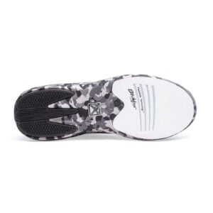 KR Strikeforce Arrow Fast Twist Black Camo Mens Bowling Shoes - right outsole