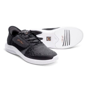 KR Strikeforce Pilot Black Mens Bowling Shoes - pair detail