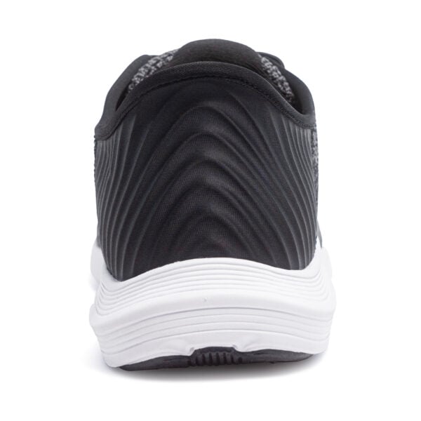 KR Strikeforce Pilot Black Mens Bowling Shoes - heel view