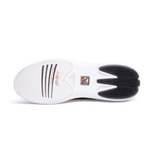 KR Strikeforce Pilot Black Mens Bowling Shoes - left outsole