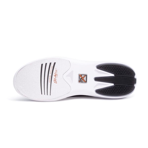 KR Strikeforce Pilot Black Mens Bowling Shoes - left outsole