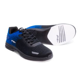 KR Strikeforce Wingman Black Royal Mens Bowling Shoes - pair detail