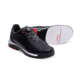 KR Strikeforce TPC Maven Black Red Bowling Shoes - pair detail