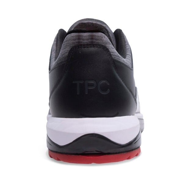 KR Strikeforce TPC Maven Black Red Bowling Shoes - heel view
