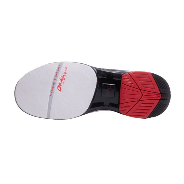 KR Strikeforce TPC Maven Black Red Bowling Shoes - left outsole
