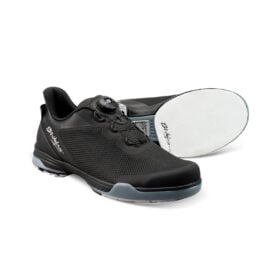 KR Strikeforce TPC Hype LT Black Mesh Bowling Shoes - pair detail