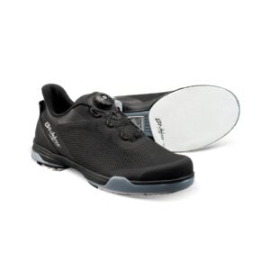 KR Strikeforce TPC Hype LT Black Mesh Bowling Shoes - pair detail