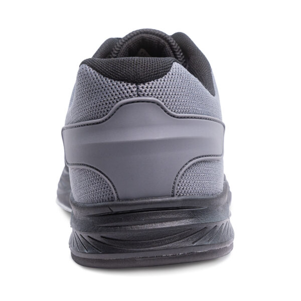 KR Strikeforce Wingman Black Carbon Mens Bowling Shoes - heel view