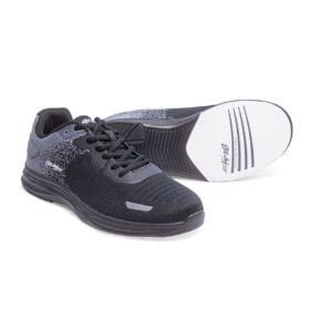 KR Strikeforce Wingman Black Carbon Mens Bowling Shoes - pair detail