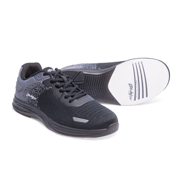 KR Strikeforce Wingman Black Carbon Mens Bowling Shoes - pair detail