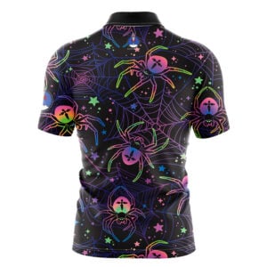 Alternative view of Plain Cosmic Crawler Rocket Bowling Jersey