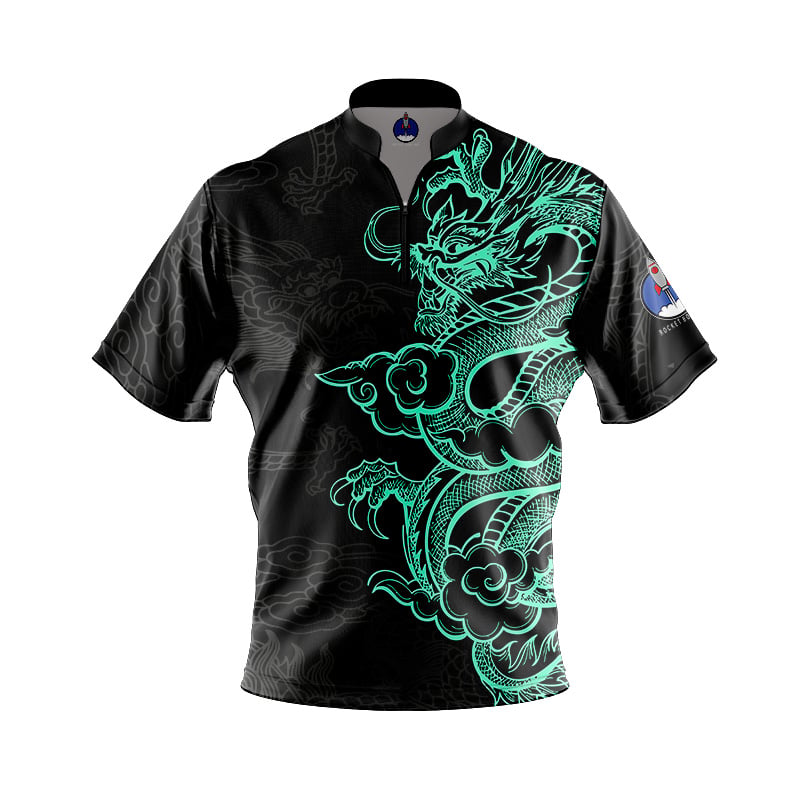 Plain Dragon Pulse Rocket Bowling Jersey