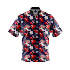 Plain Star Lips Rocket Bowling Jersey