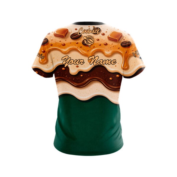 12Bagger Caramel and Coffee CoolWick Bowling Jersey - Image 2