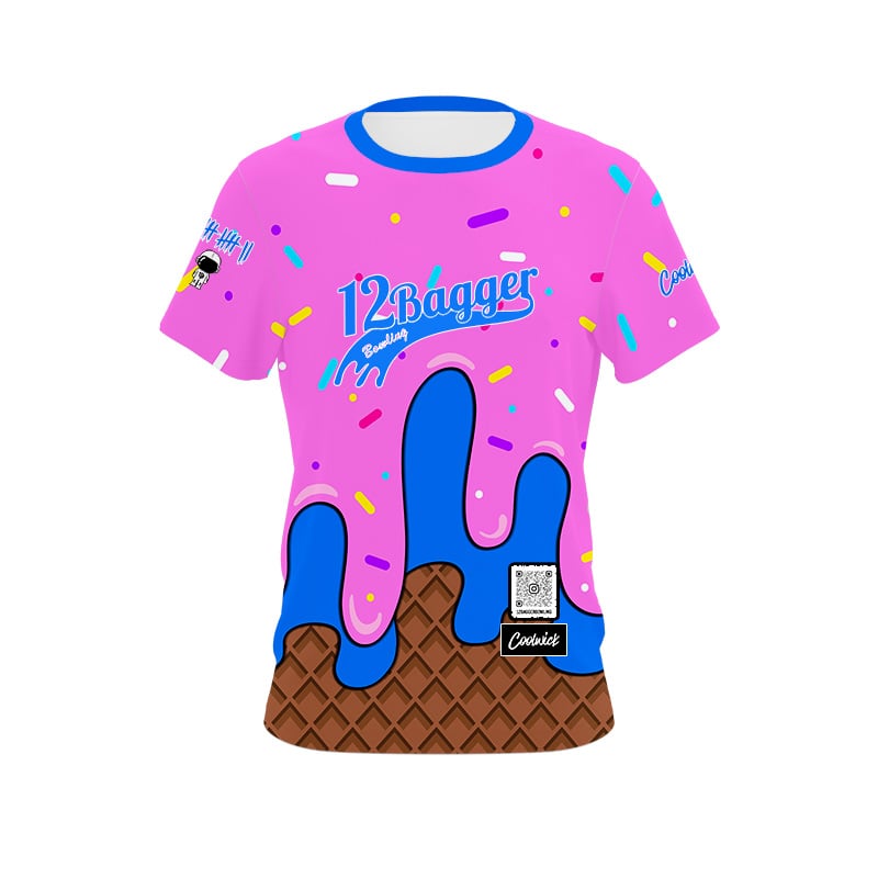12Bagger Ice Cream and Sprinkles CoolWick Bowling Jersey