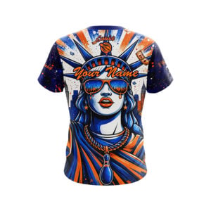 Alternative view of 12Bagger Metro Lady Liberty CoolWick Bowling Jersey