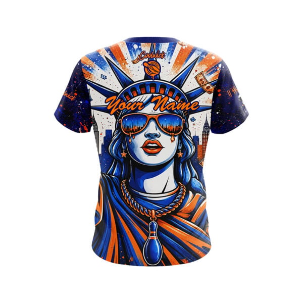 12Bagger Metro Lady Liberty CoolWick Bowling Jersey - Image 2