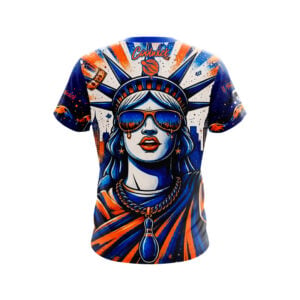 Alternative view of 12Bagger Metro Lady Liberty CoolWick Bowling Jersey