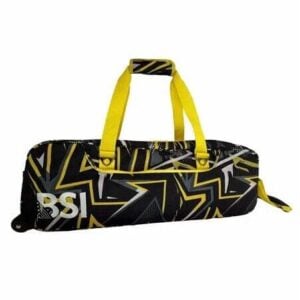 BSI 3 Ball Triple Roller Tote Yellow Black Bowling Bag