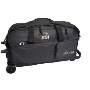 BSI Prestige 3 Ball Triple Roller Black Bowling Bag