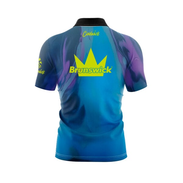Brunswick Combat Solid Fast Track CoolWick Bowling Jersey - Image 2