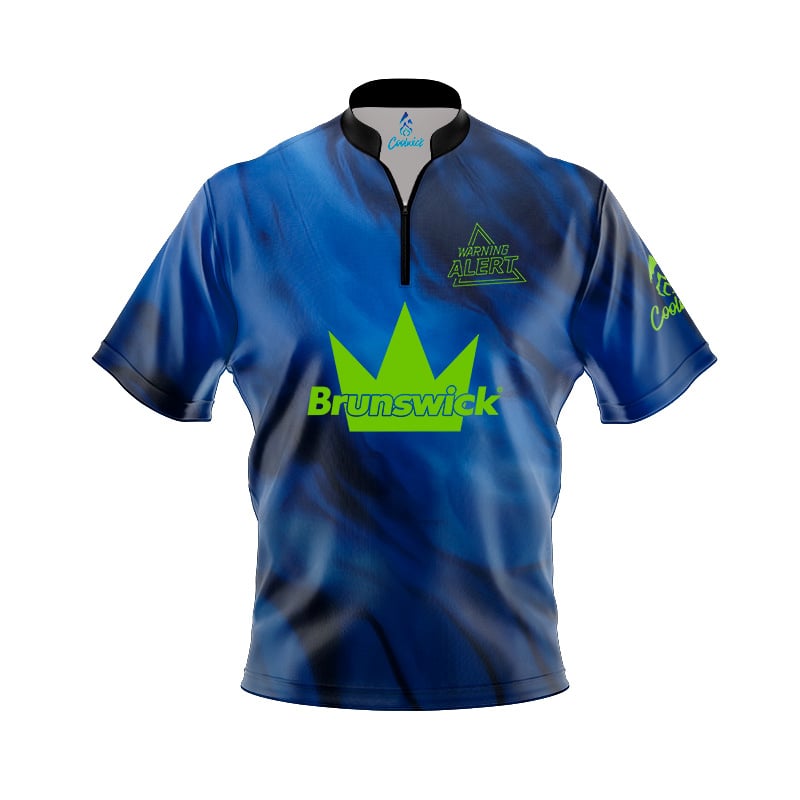 Brunswick Warning Alert Fast Track CoolWick Bowling Jersey