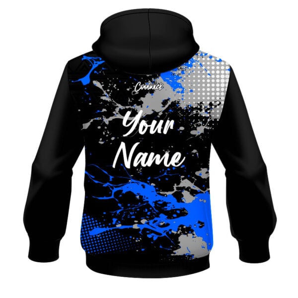 CoolWick Elite Blue Impact Hoodie - Image 2