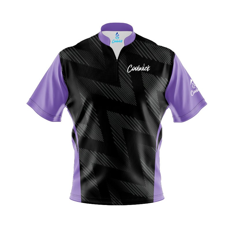 CoolWick Elite Ghostline Dusty Violet Sash Zip Jersey