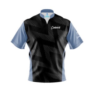 CoolWick Elite Ghostline Slate Blue Sash Zip Jersey