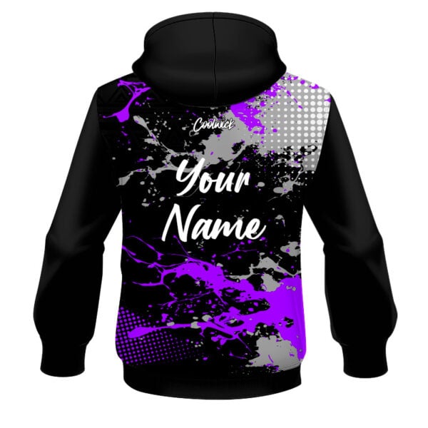 CoolWick Elite Purple Impact Hoodie - Image 2
