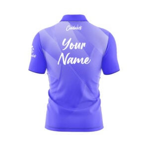 Alternative view of CoolWick Elite Vapor Purple Sash Zip Jersey