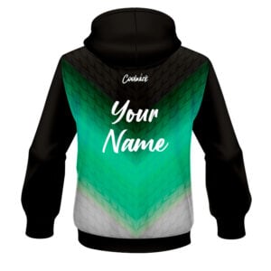 Alternative view of CoolWick Elite Green Vortex Hoodie