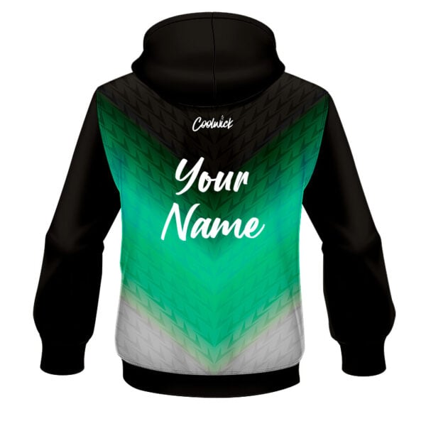 CoolWick Elite Green Vortex Hoodie - Image 2