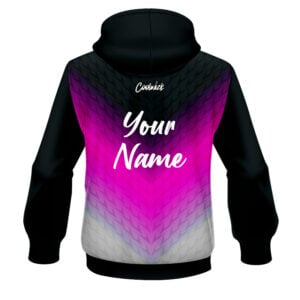 Alternative view of CoolWick Elite Pink Vortex Hoodie