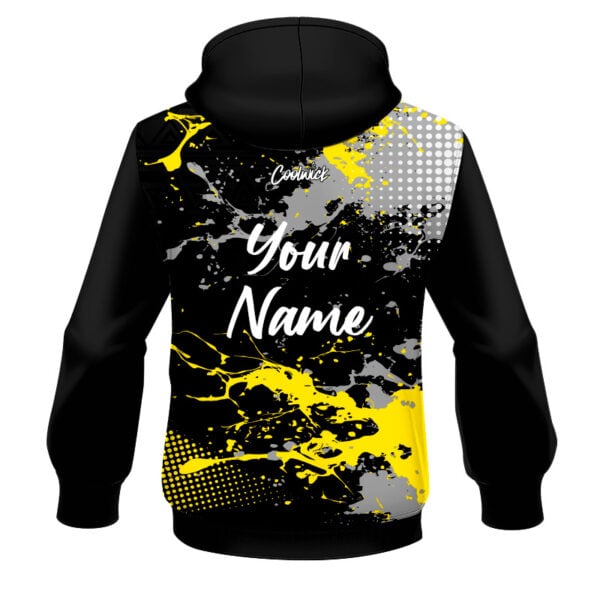 CoolWick Elite Yellow Impact Hoodie - Image 2