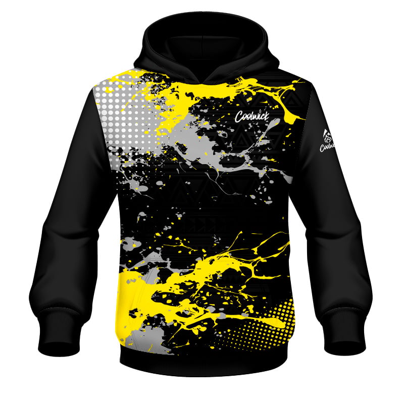 CoolWick Elite Yellow Impact Hoodie