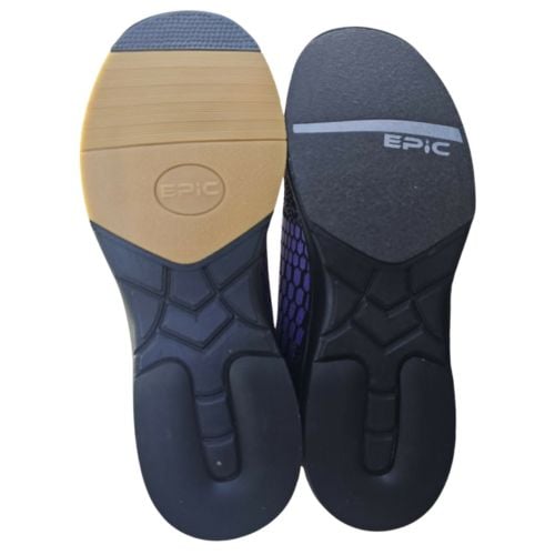 Epic Women's Brandy Knit Black Purple Right Hand Bowling Shoes - Image 9