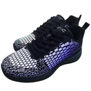 Alternative view of Epic Women's Brandy Knit Black Purple Right Hand Bowling Shoes