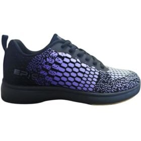 Epic Women's Brandy Knit Black Purple Right Hand Bowling Shoes