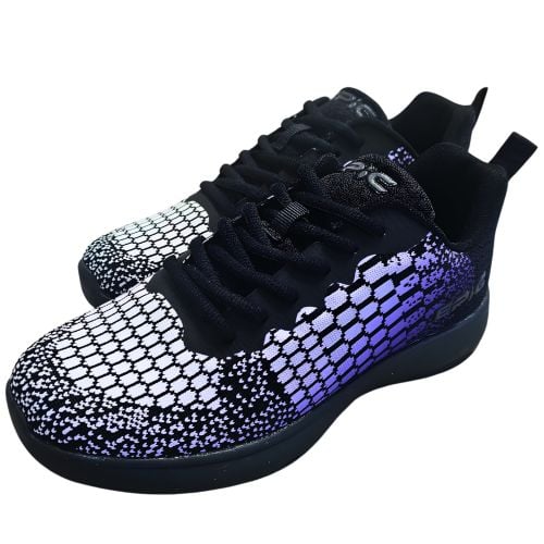 Epic Women's Brandy Knit Black Purple Right Hand Bowling Shoes - Image 2