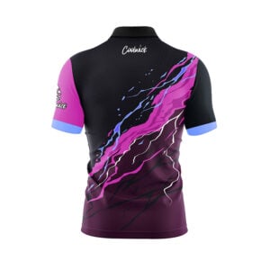 Alternative view of Magenta Voltage Fast Track CoolWick Bowling Jersey