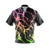 Rainbow Geometric Graffiti Fast Track CoolWick Bowling Jersey