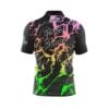 Rainbow Geometric Graffiti Fast Track CoolWick Bowling Jersey - Image 3