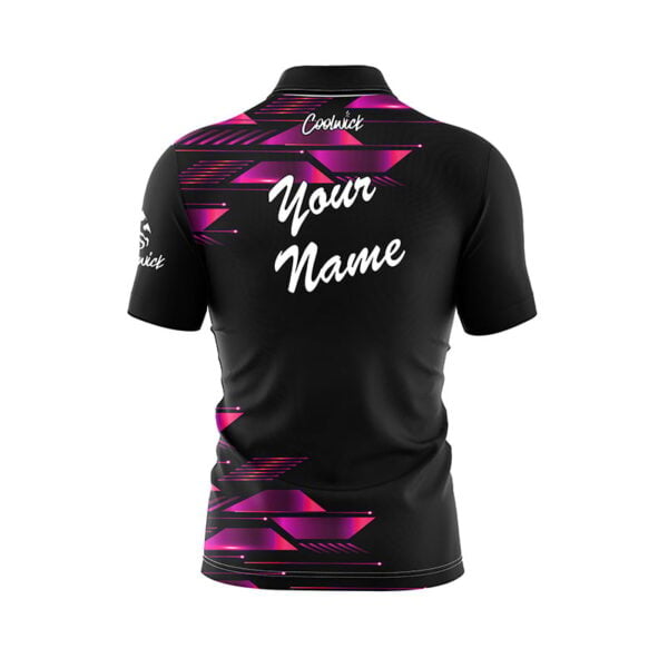 Sunset Luxury Strikes Fast Track CoolWick Bowling Jersey - Image 3