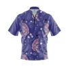 Floral Tiger Fast Track CoolWick Bowling Jersey