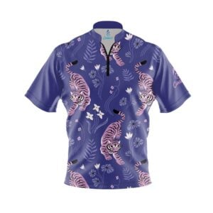 Floral Tiger Fast Track CoolWick Bowling Jersey