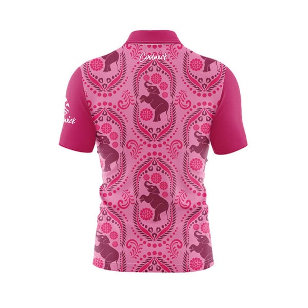 Pink Tribe Fast Track CoolWick Bowling Jersey - Image 2