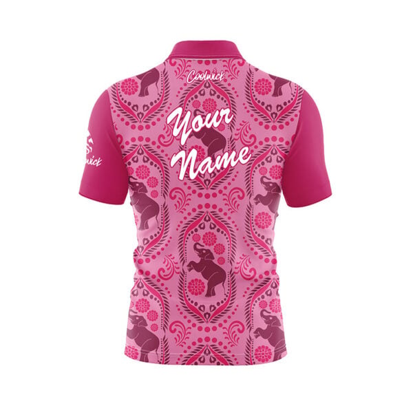 Pink Tribe Fast Track CoolWick Bowling Jersey - Image 3